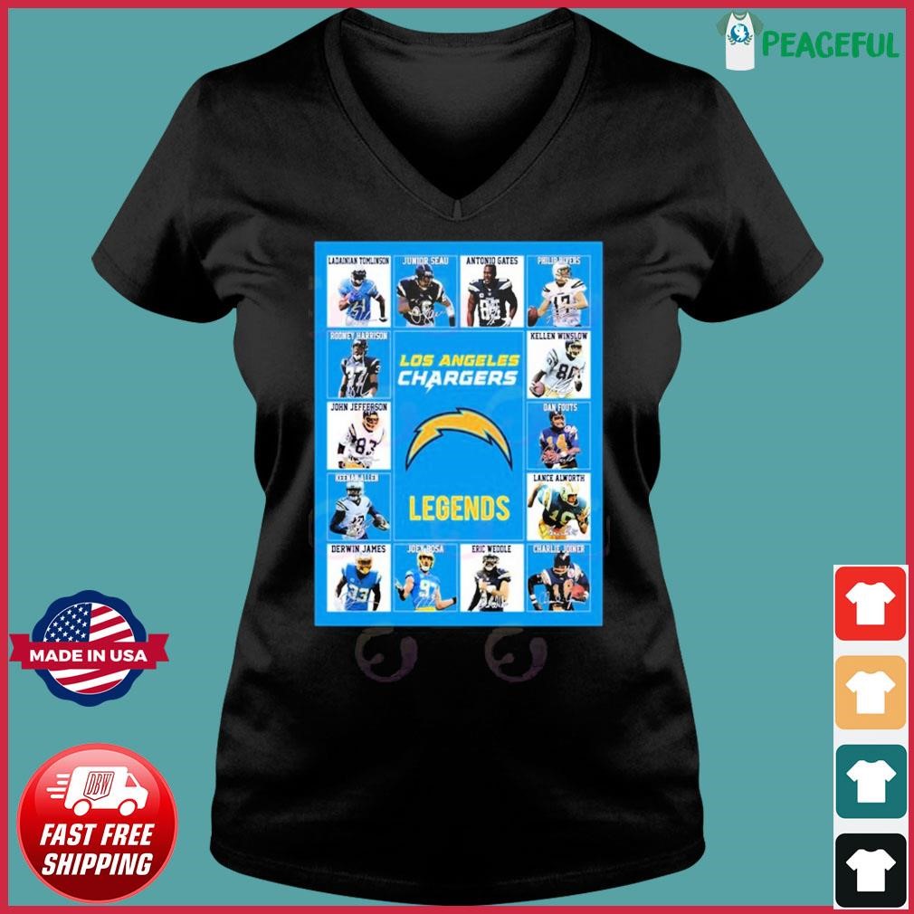 NFL Los Angeles Chargers Legends Team Signatures Shirt, hoodie, sweater,  long sleeve and tank top