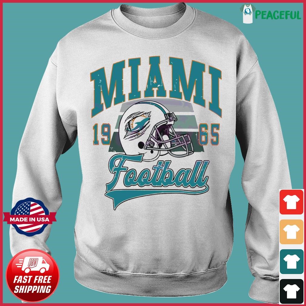 NFL Miami Football 1965 Retro Football American shirt, hoodie