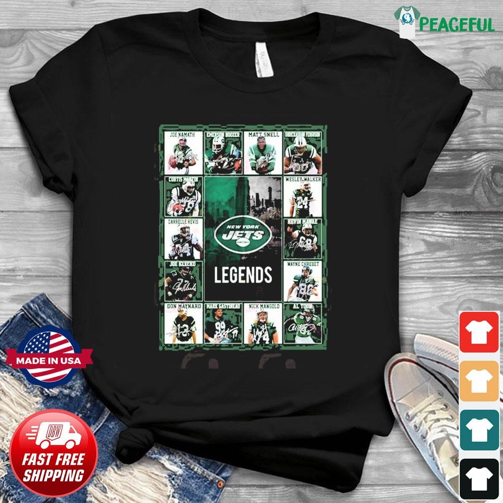 NFL New York Jets Legends Team Signatures Shirt, hoodie, sweater, long  sleeve and tank top