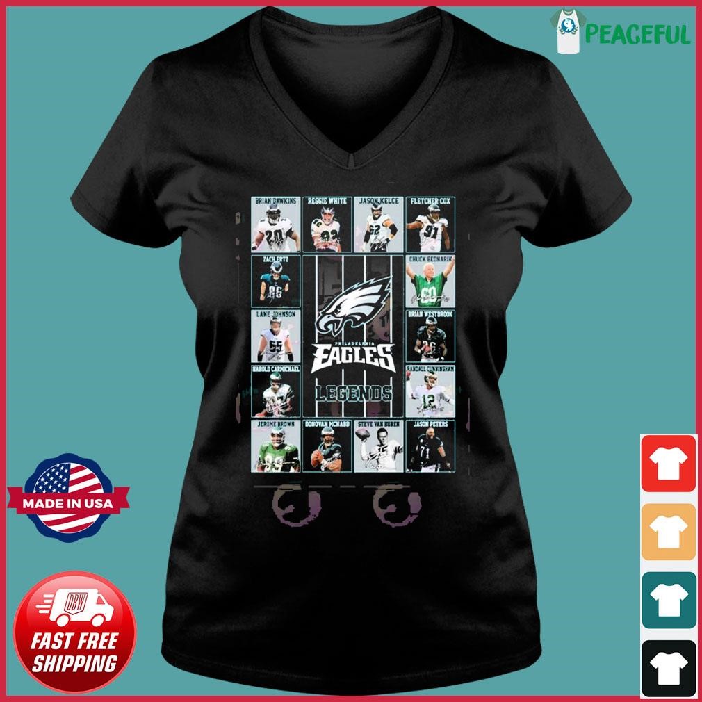 Eagles All Time Greats Philadelphia Eagles New Version T-Shirt - TeeNavi