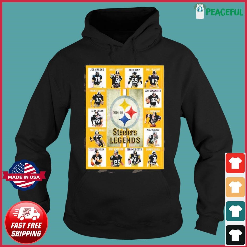 Logo And Signature Pittsburgh Steeler Legend NFL Team Football Champion  City Shirt, hoodie, sweater, long sleeve and tank top