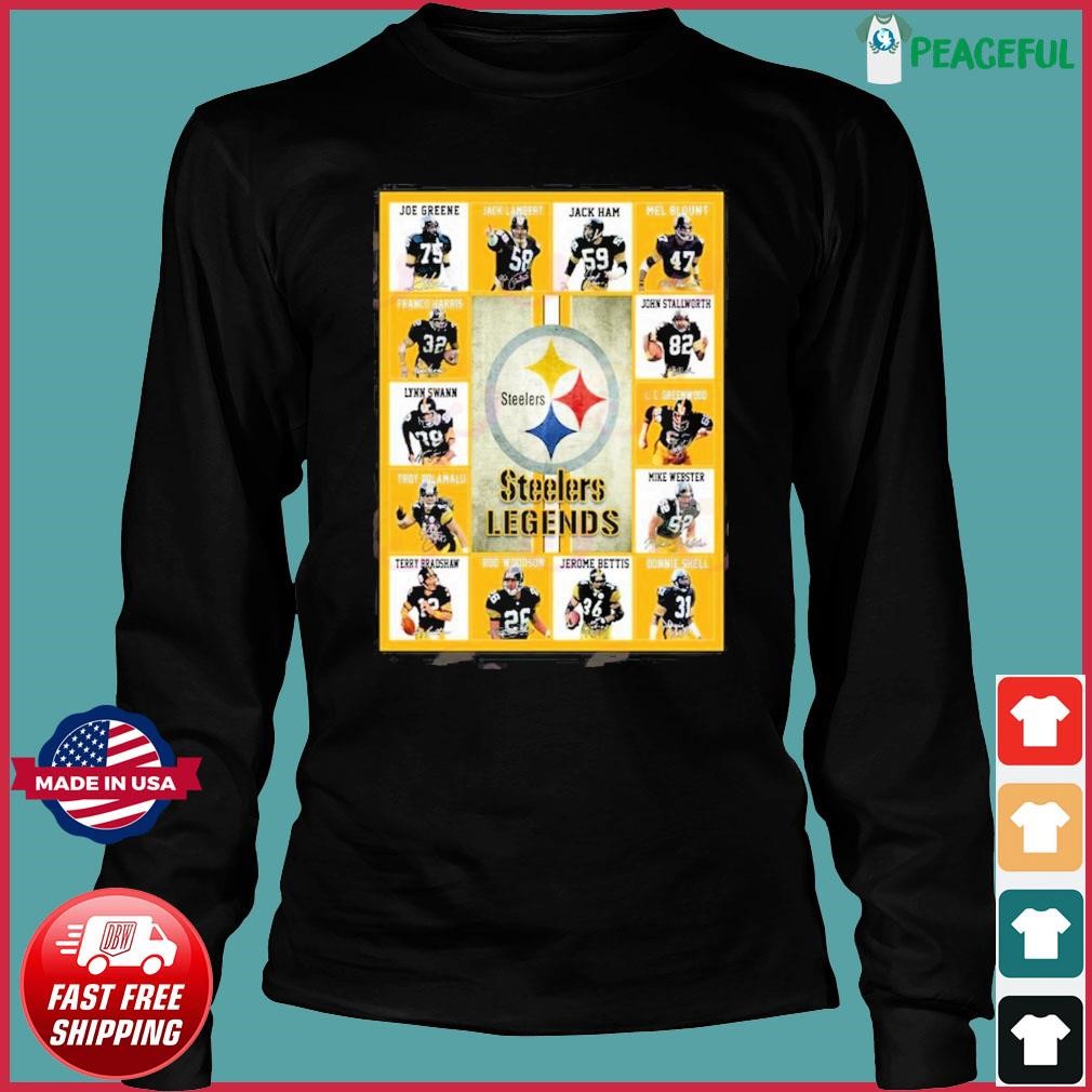 Pittsburgh Steelers Legends team signatures shirt, hoodie, sweater