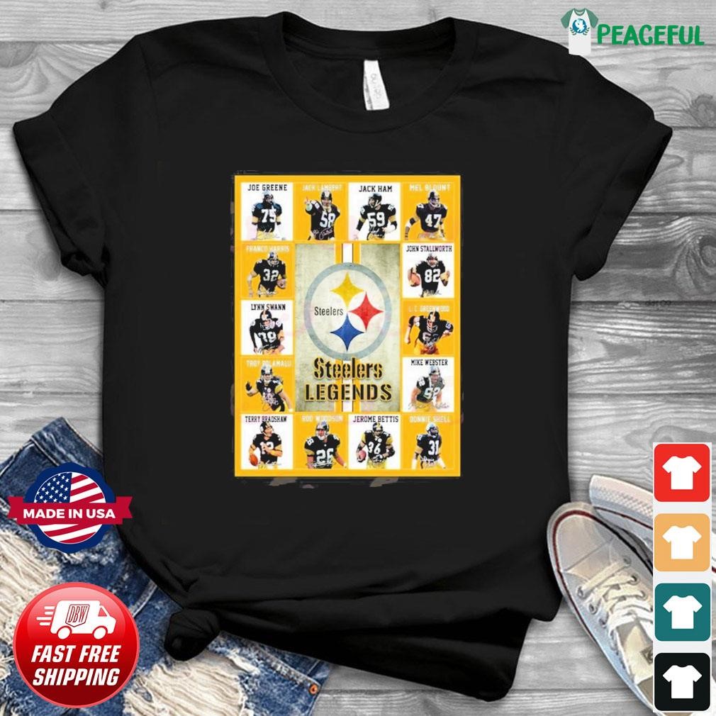 NFL Pittsburgh Steelers Legends Team Signatures Shirt, hoodie, sweater,  long sleeve and tank top