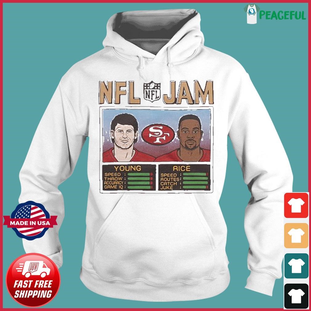 NFL Retired Jam Jerry Rice & Steve Young 49ers shirt, hoodie, sweater, long  sleeve and tank top