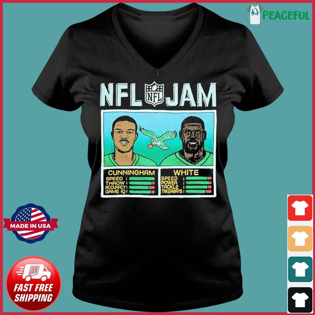 NFL Jam Philadelphia Eagles Randall Cunningham And Reggie White shirt -  Limotees