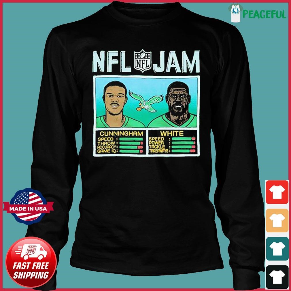 NFL Jam Philadelphia Eagles Randall Cunningham And Reggie White shirt -  Limotees