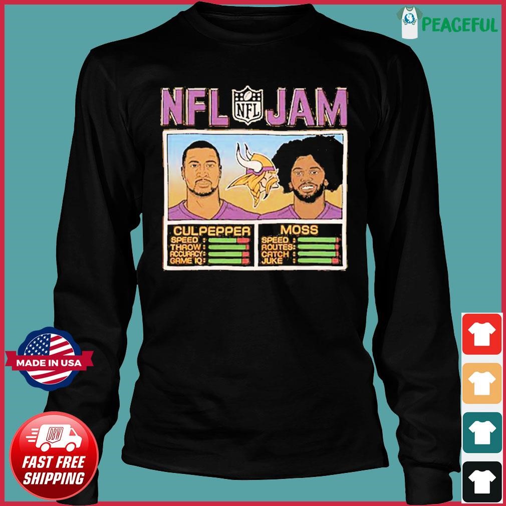 NFL Jam Minnesota Vikings Daunte Culpepper and Randy Moss shirt, hoodie,  sweater, long sleeve and tank top