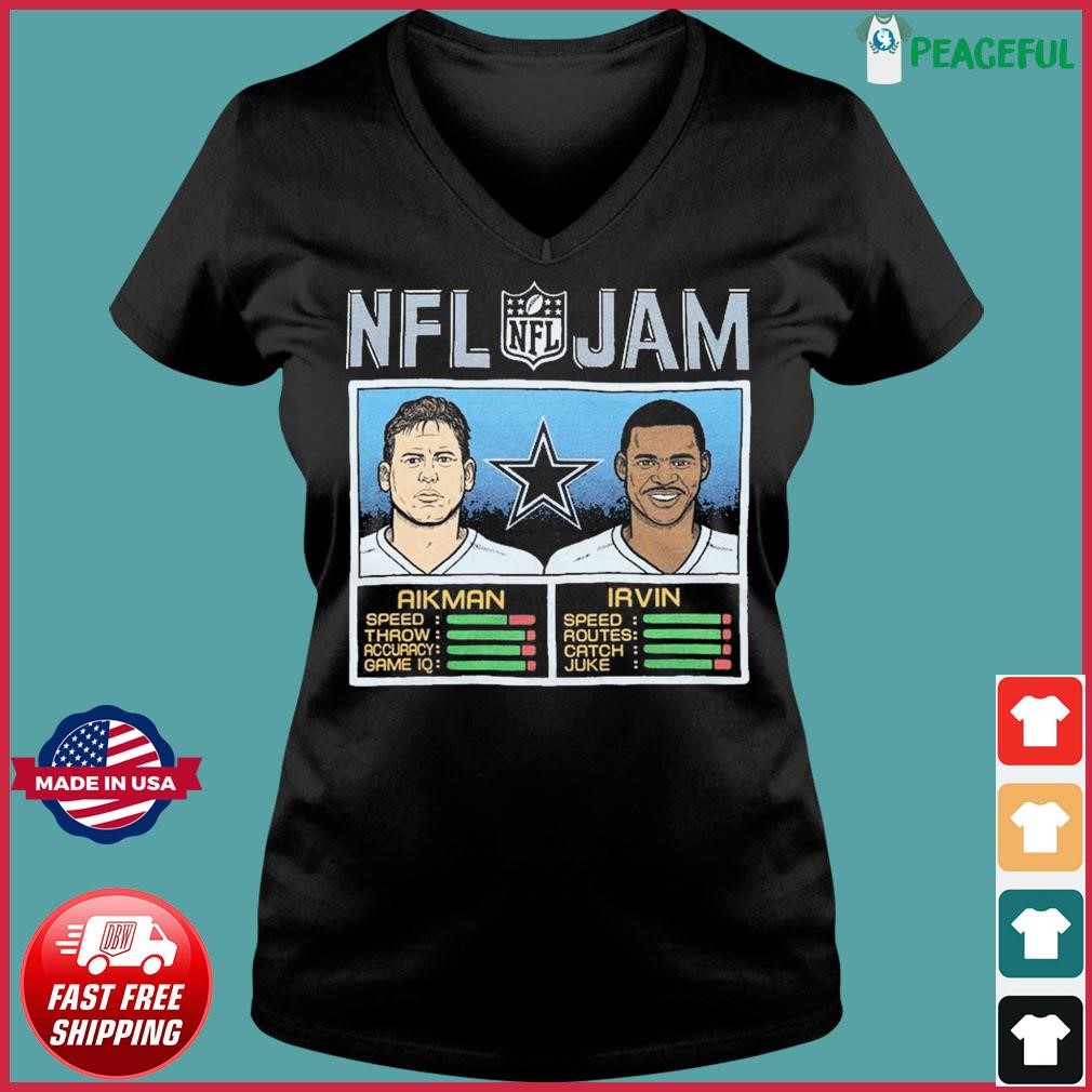 Original Troy Aikman & Michael Irvin Dallas Cowboys Homage Nfl Retired Jam  Tri-blend T-shirt,Sweater, Hoodie, And Long Sleeved, Ladies, Tank Top