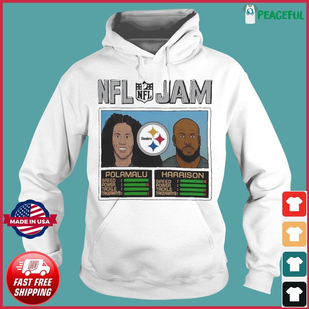 NFL Retired Jam Troy Polamalu and James Harrison Steelers shirt, hoodie,  sweater, long sleeve and tank top