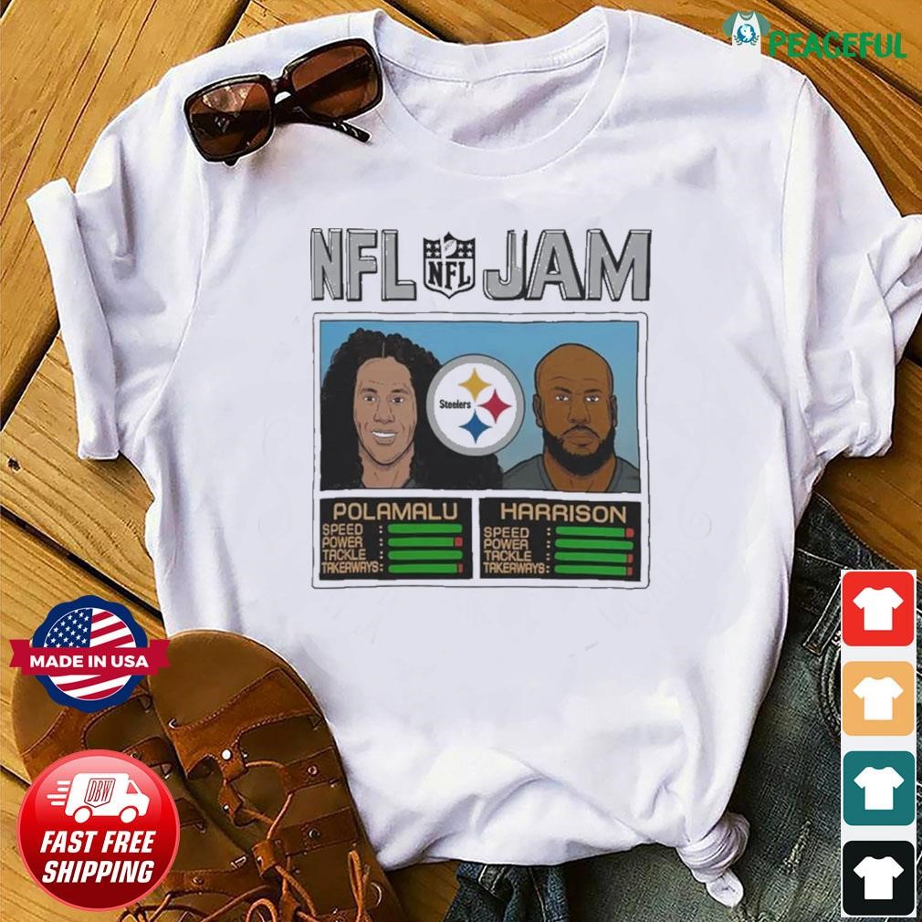 NFL Retired Jam Troy Polamalu and James Harrison Steelers shirt, hoodie,  sweater, long sleeve and tank top