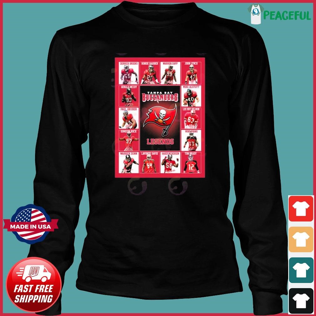 NFL Tampa Bay Buccaneers Legends Team Signatures Shirt, hoodie, sweater,  long sleeve and tank top