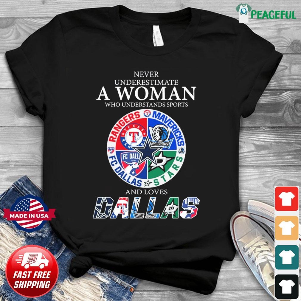 Woman Who Understands Football Signatures Dallas Cowboys Shirt