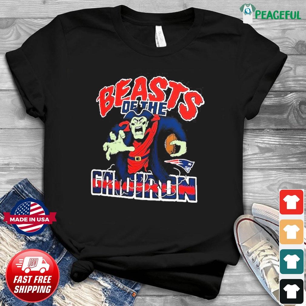 Official new England Patriots Beasts Of The Gridiron T-Shirts