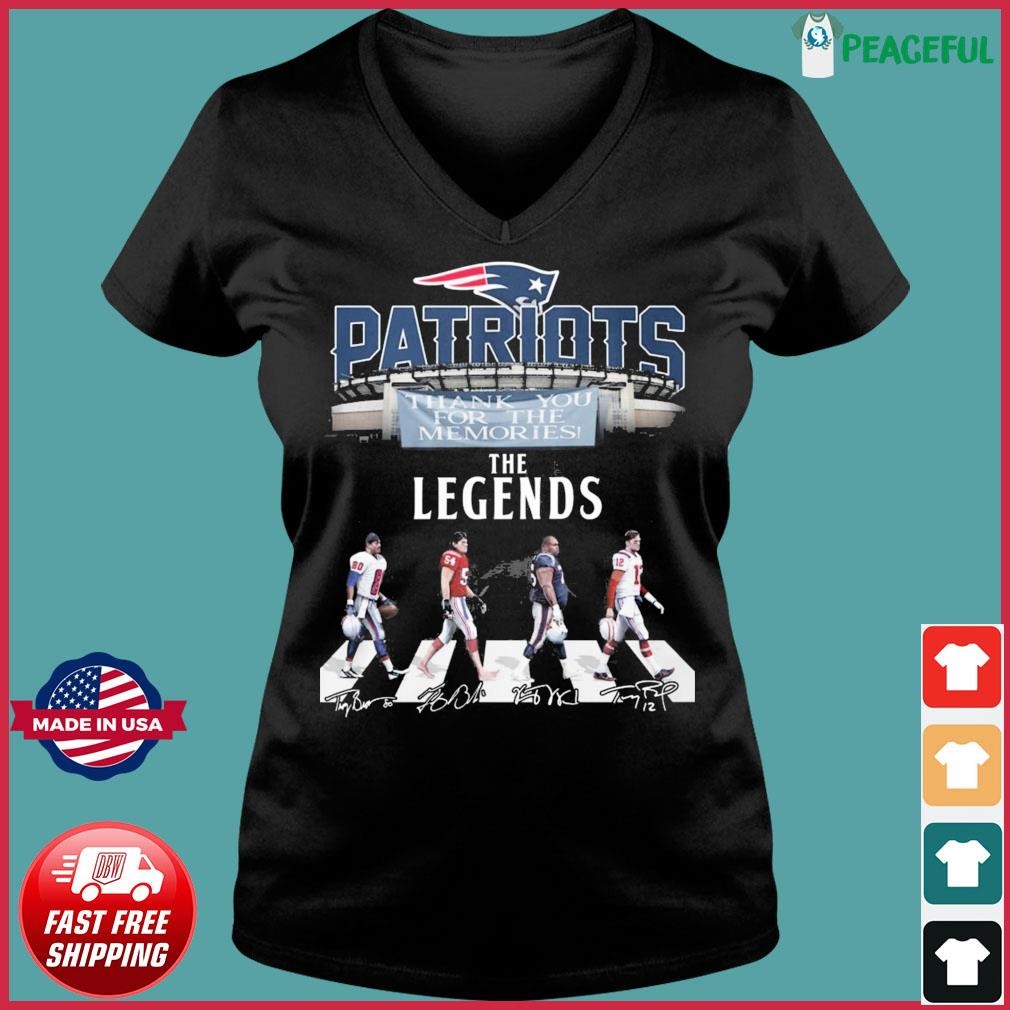 New England Patriots All-Time Greats T-Shirt - TeeNavi