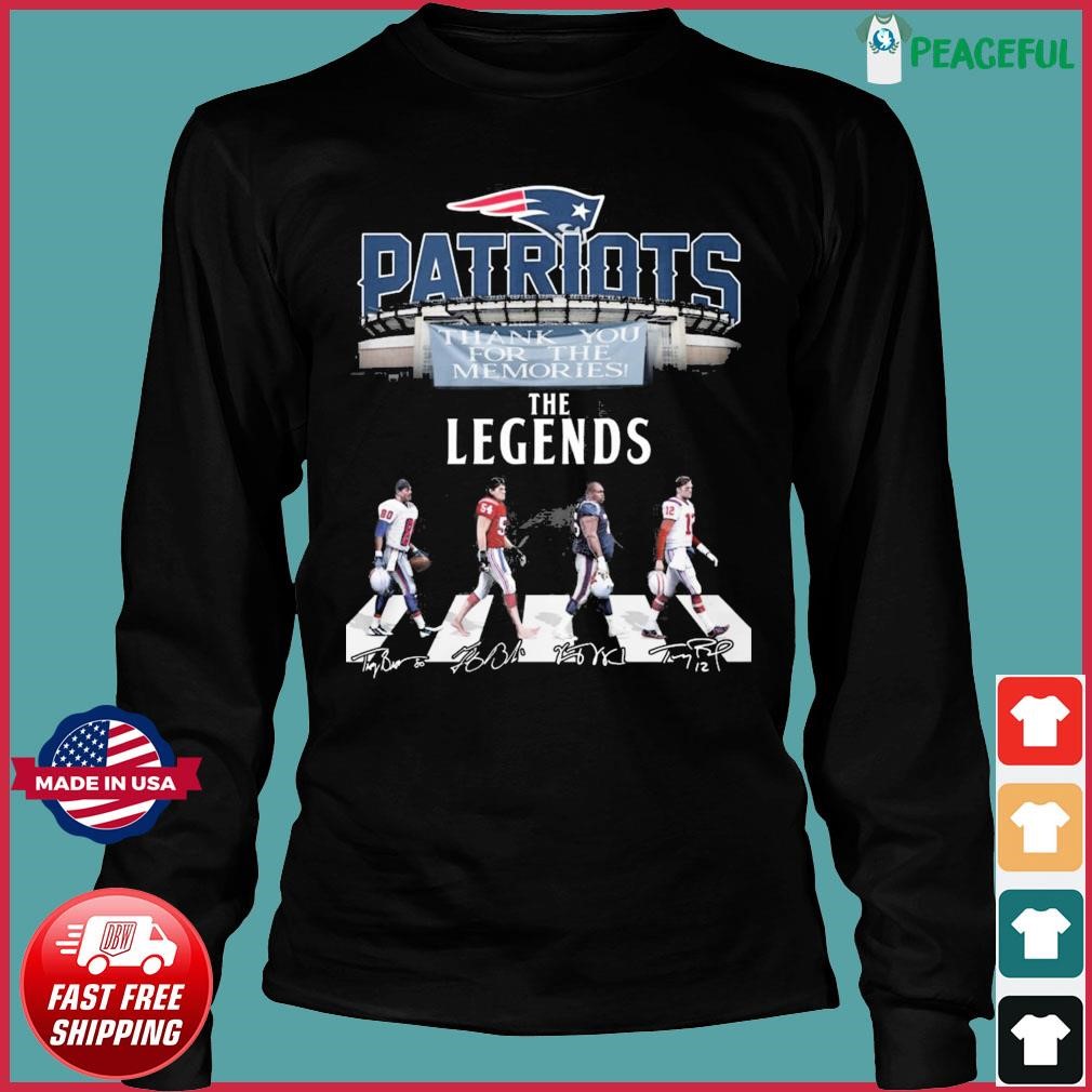 New England Patriots Abbey Road signatures shirt, hoodie, sweater, long  sleeve and tank top