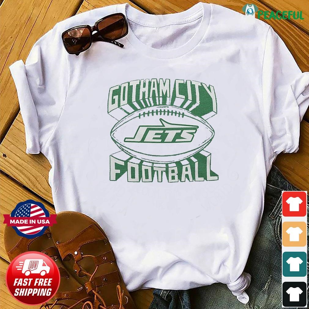 New York Jets Vintage Gotham City Football Shirt - T-shirts Low Price