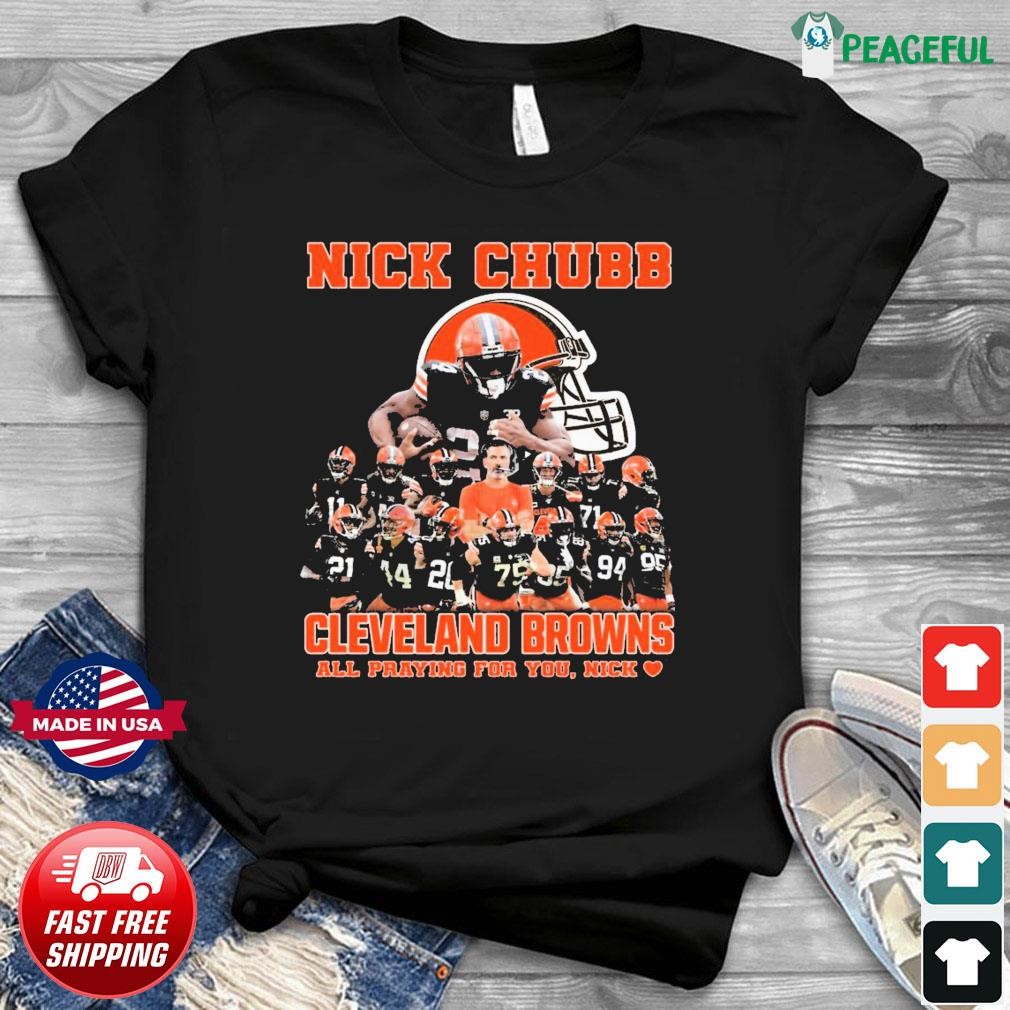 Cleveland Browns Nick Chubb Long Sleeve Shirt