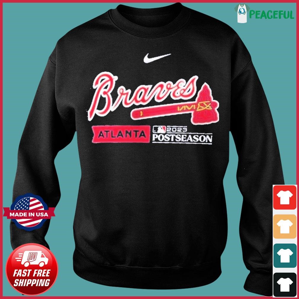 Official Nike atl atlanta braves postseason 2023 T-shirt, hoodie