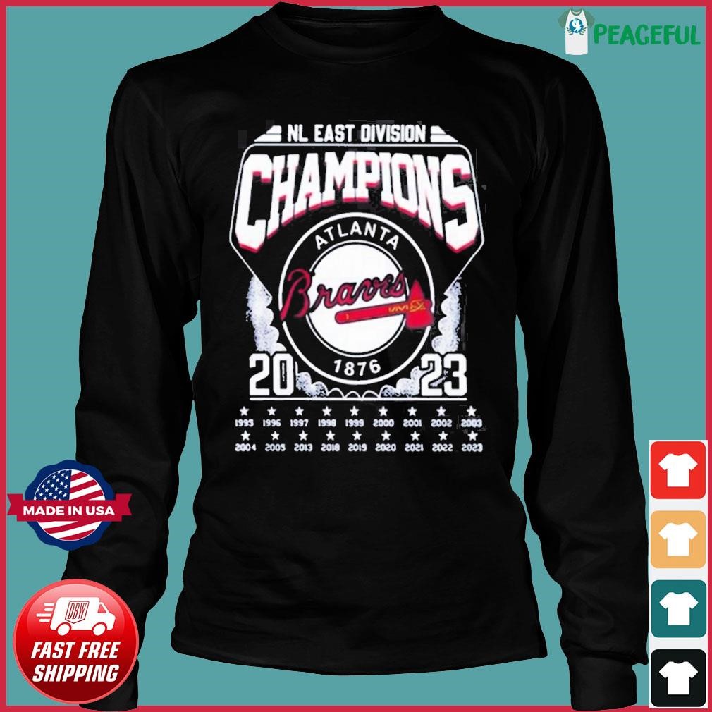 2023 NL east division champions Atlanta Braves Football shirt, hoodie,  sweater and long sleeve