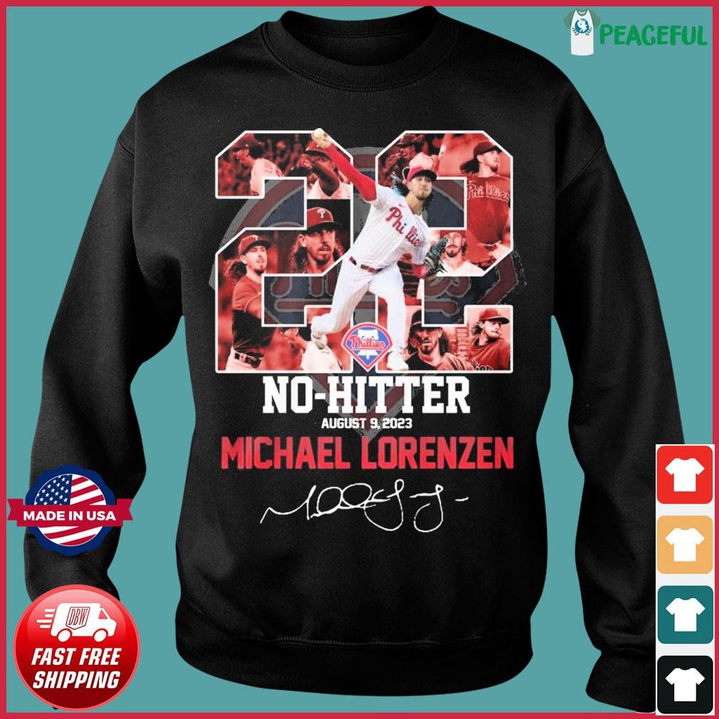 Michael Lorenzen Philadelphia Phillies no no signature 2023 shirt