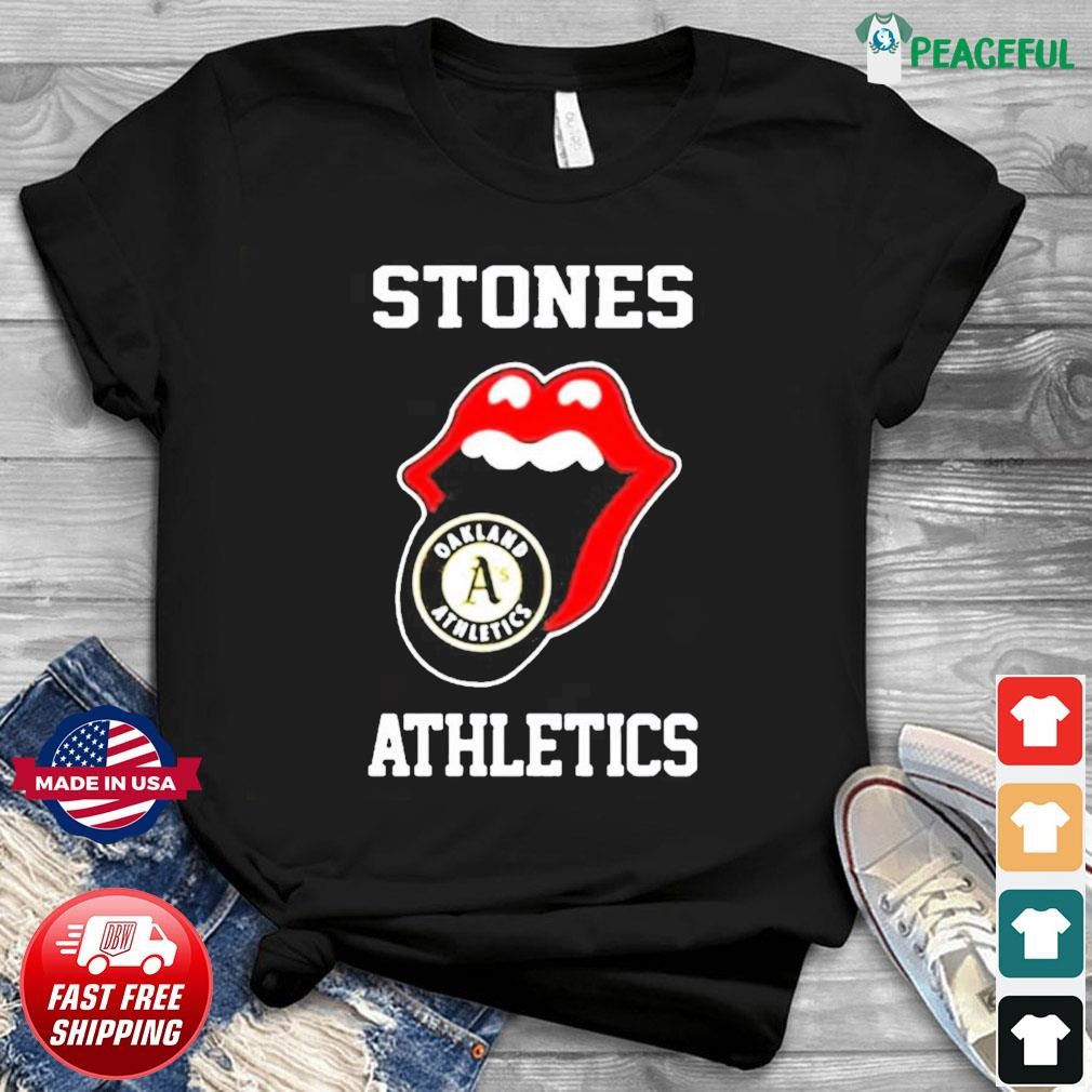 Top oakland Athletics Stones Athletics Shirt - Limotees