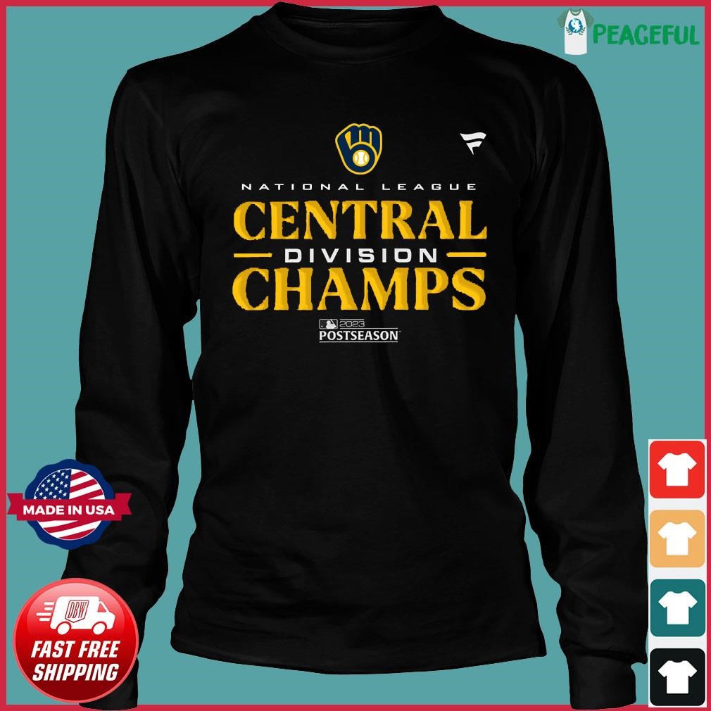Official Milwaukee Brewers 2023 NL Central Division Champions Unisex T-Shirt,  hoodie, sweater, long sleeve and tank top