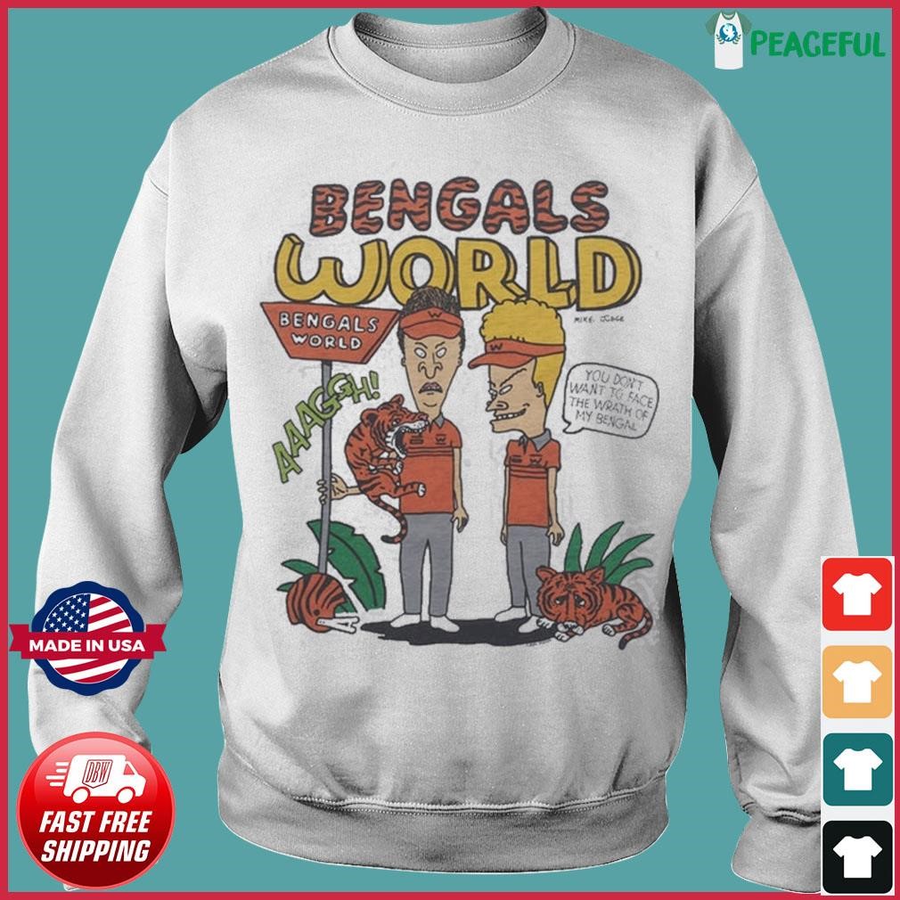 Cincinnati Bengals Beavis And Butthead Bengals World shirt, hoodie