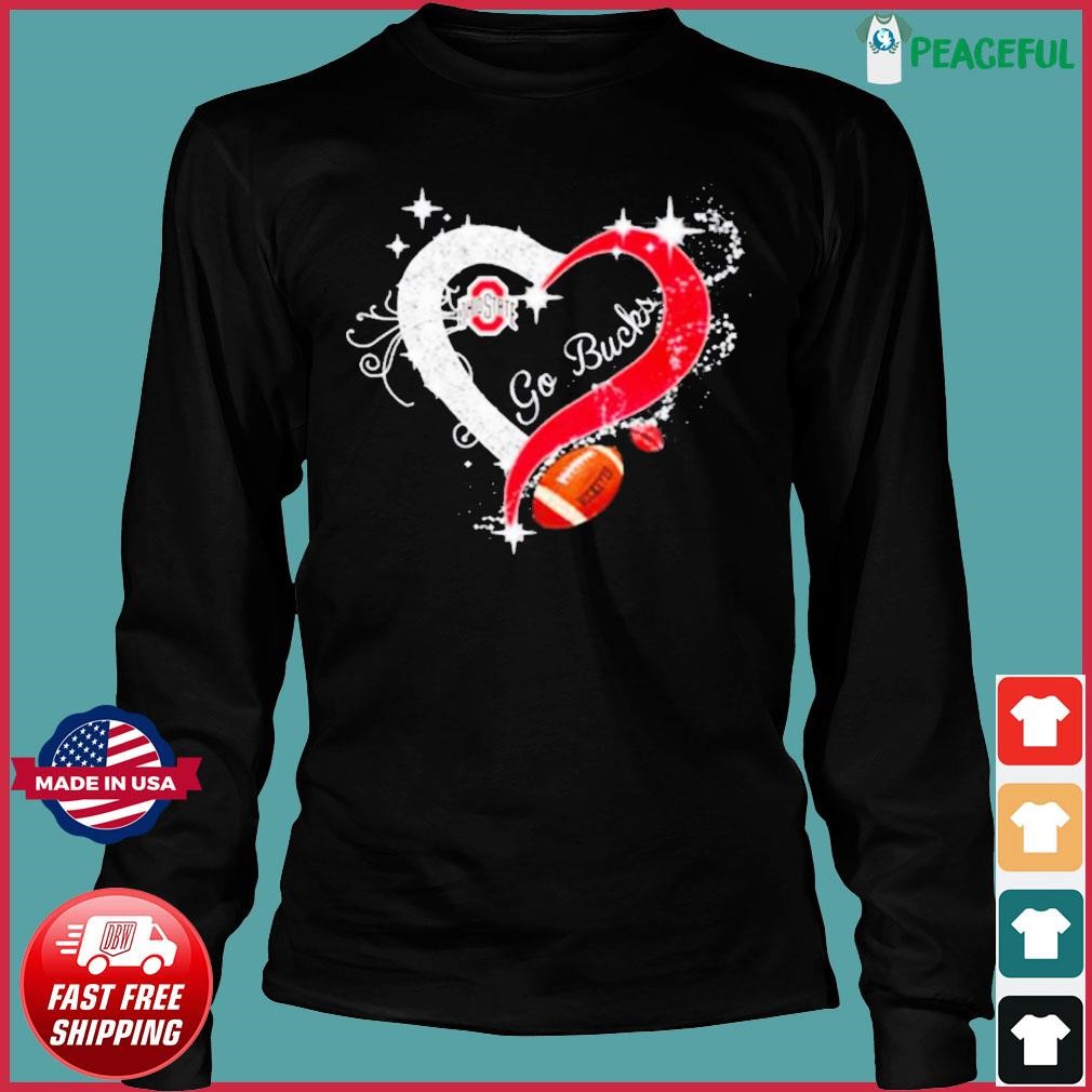 Cleveland Browns vs Ohio State Buckeyes heart for life shirt