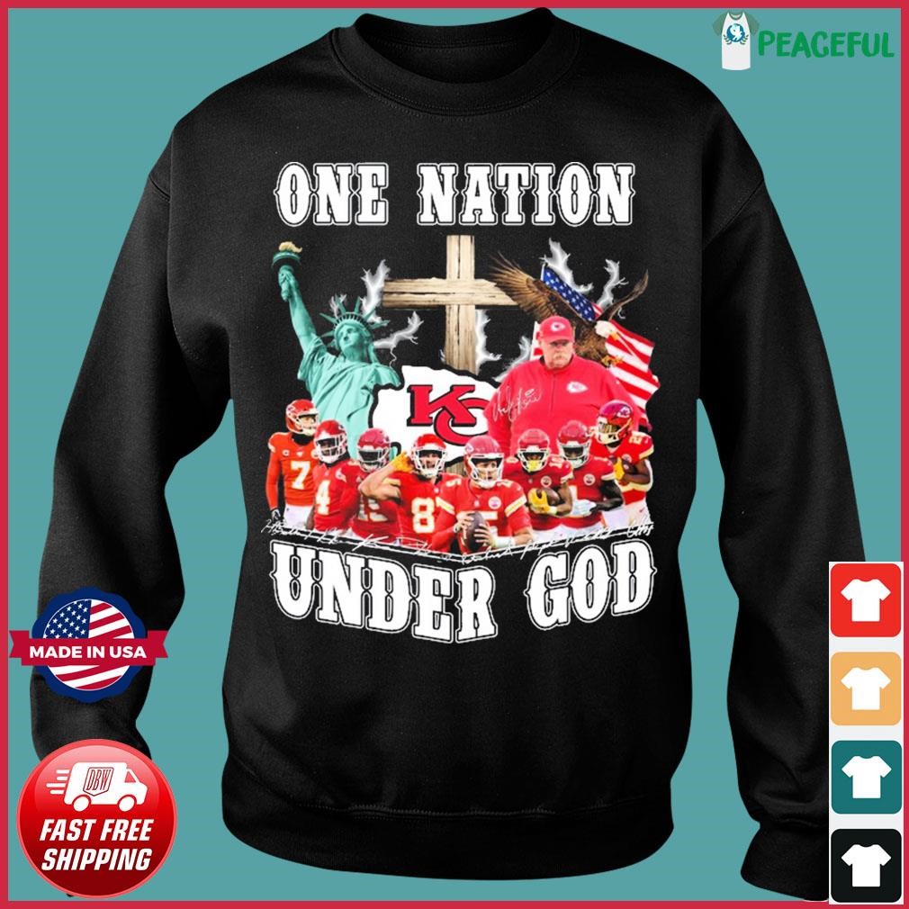 Kansas City Chiefs One Nation Under God T-shirt 