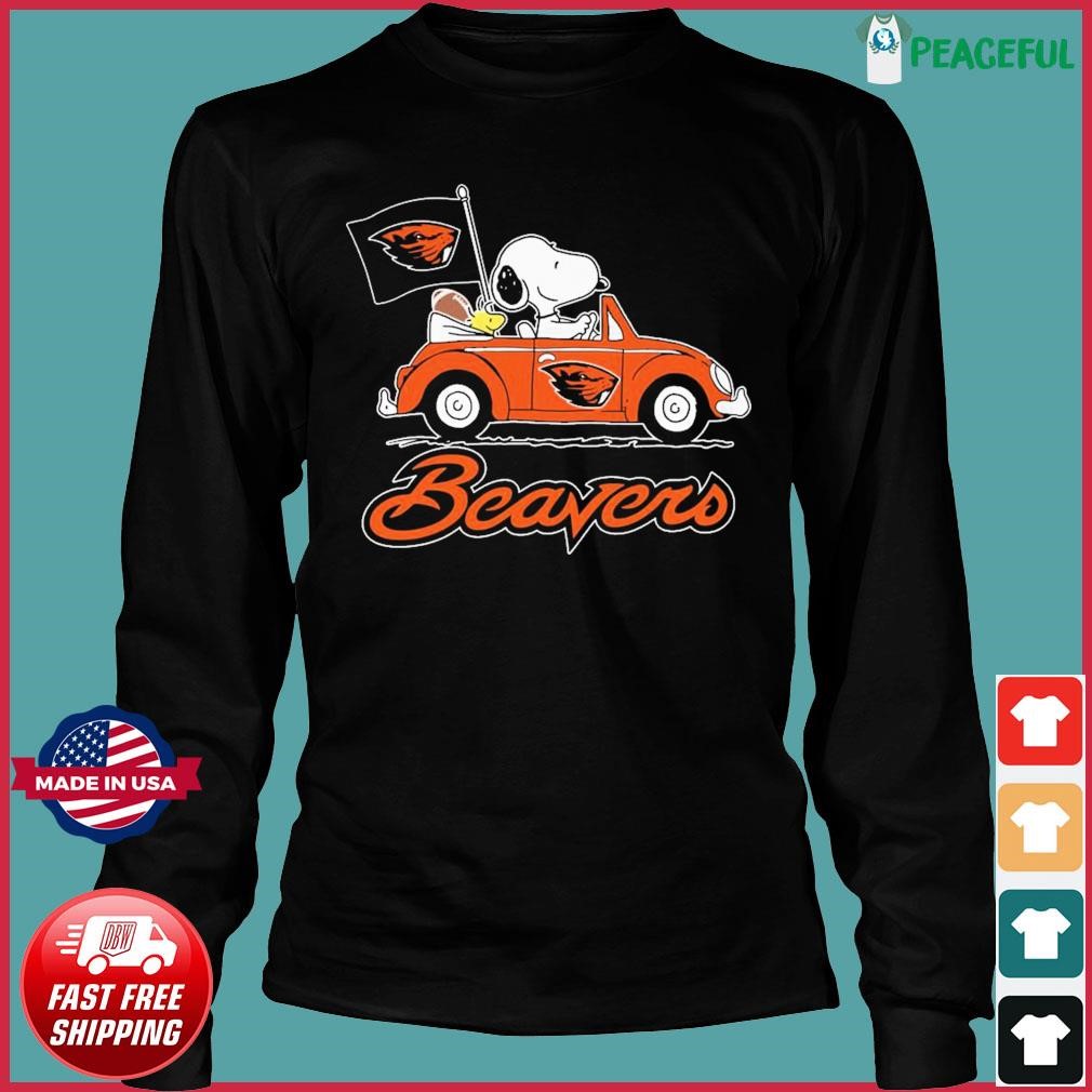 Snoopy And Woodstock Driving Car Green Bay Packers Shirt - High-Quality  Printed Brand