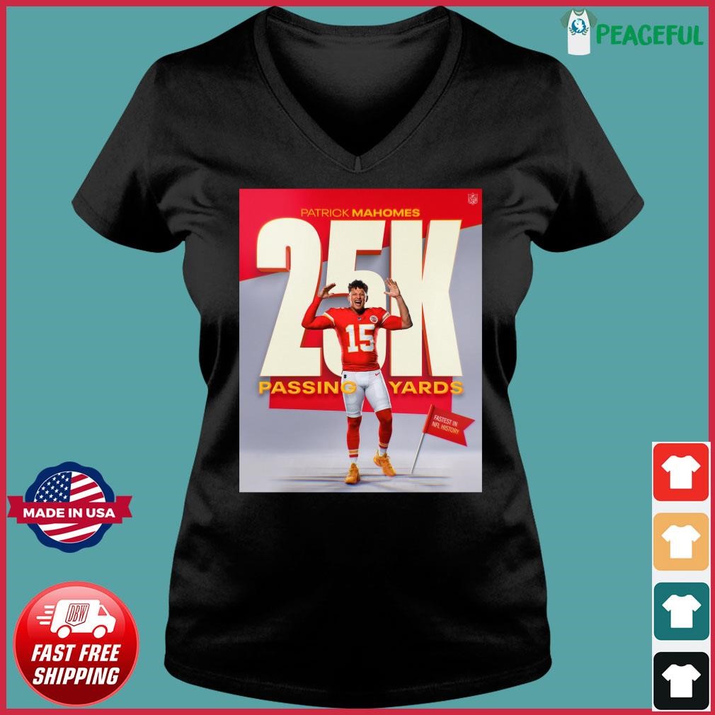 Patrick Mahomes 25k Passing Yards Shirt, hoodie, sweater, long sleeve and  tank top