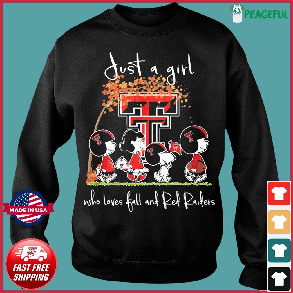 The Peanuts Just A Girl Who Loves Fall Texas Rangers Shirt - Reallgraphics