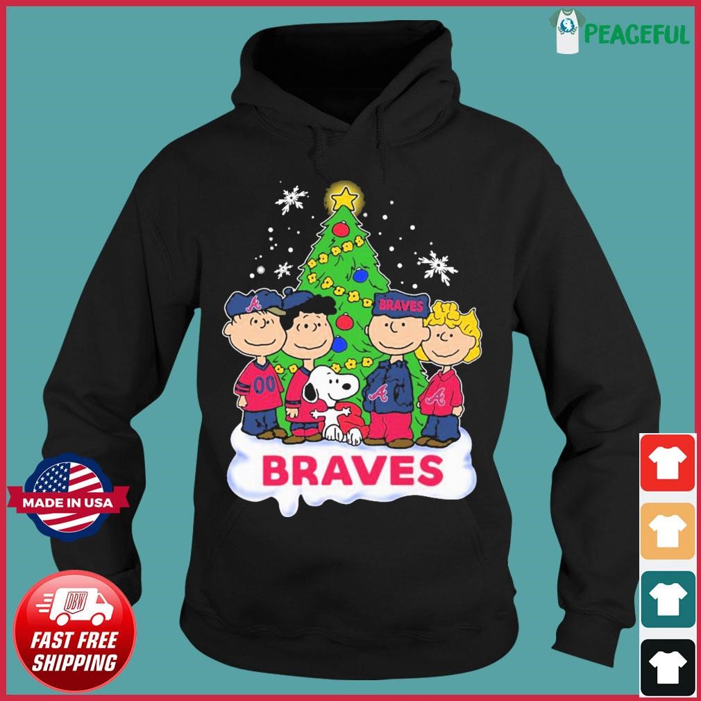 The Peanuts Characters Atlanta Braves Christmas 2023 Shirt, hoodie,  longsleeve, sweatshirt, v-neck tee
