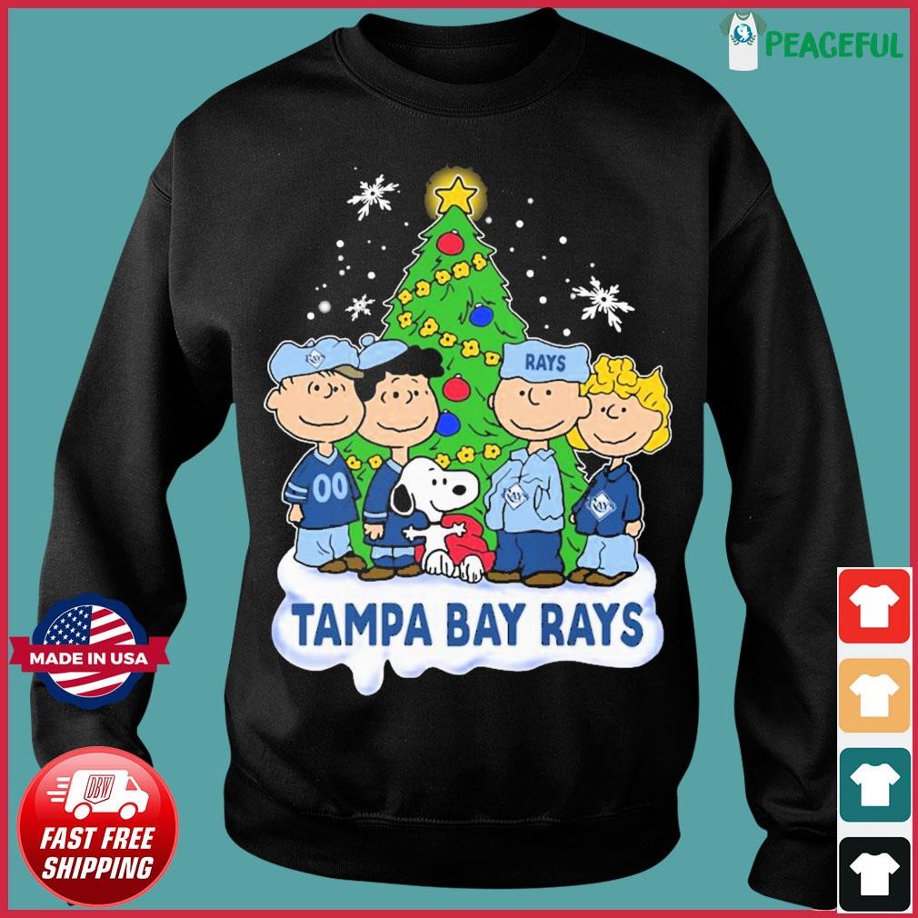 Peanuts Characters Loves Christmas And Tampa Bay Rays Shirt, hoodie,  sweater, long sleeve and tank top