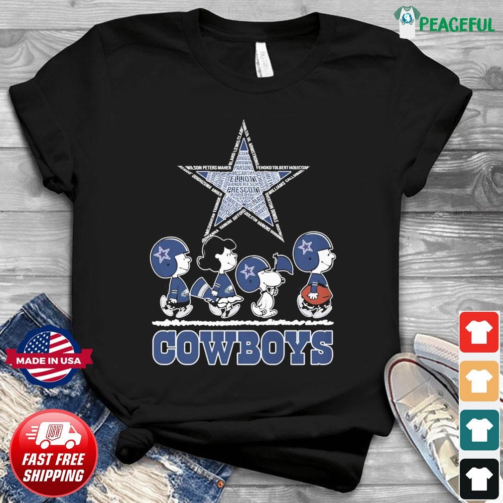 Snoopy and Friends Merry Dallas Cowboys Christmas shirt, hoodie, sweater,  long sleeve and tank top