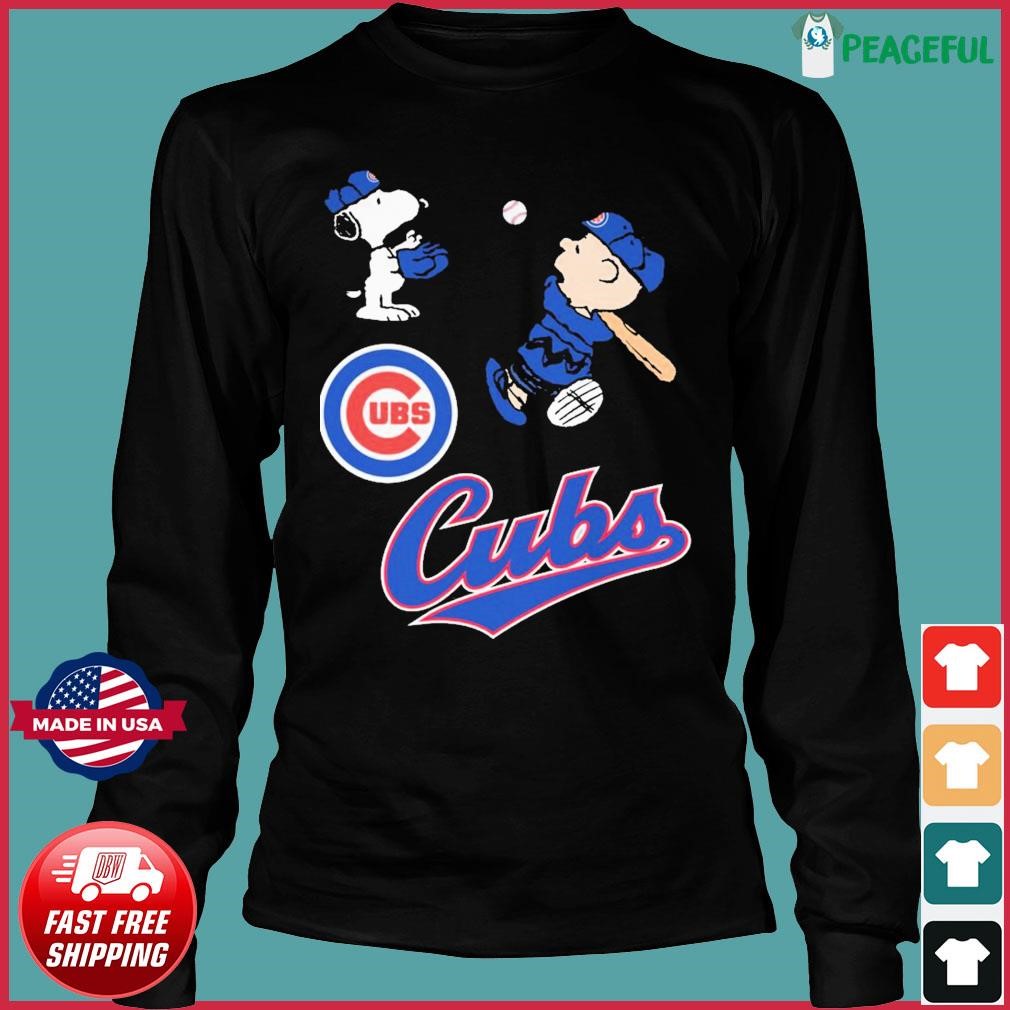 Chicago Cubs Snoopy Pushing cart full of Christmas gifts shirt, hoodie