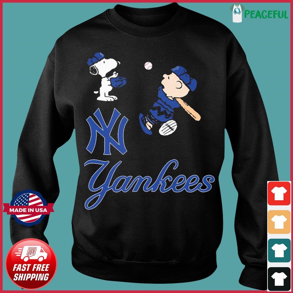 Peanuts characters New York Yankees shirt - Kingteeshop