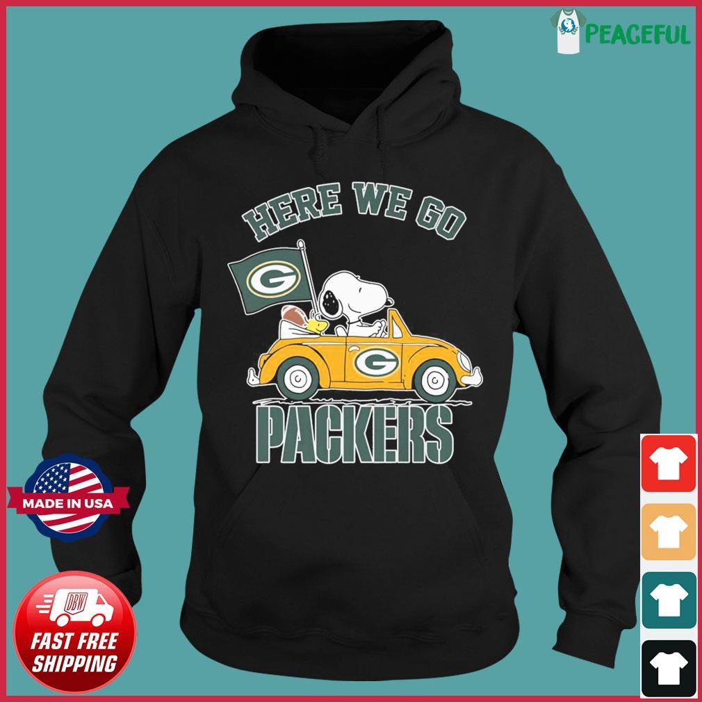 Green Bay Packers Snoopy And Woodstock shirt, hoodie, sweater