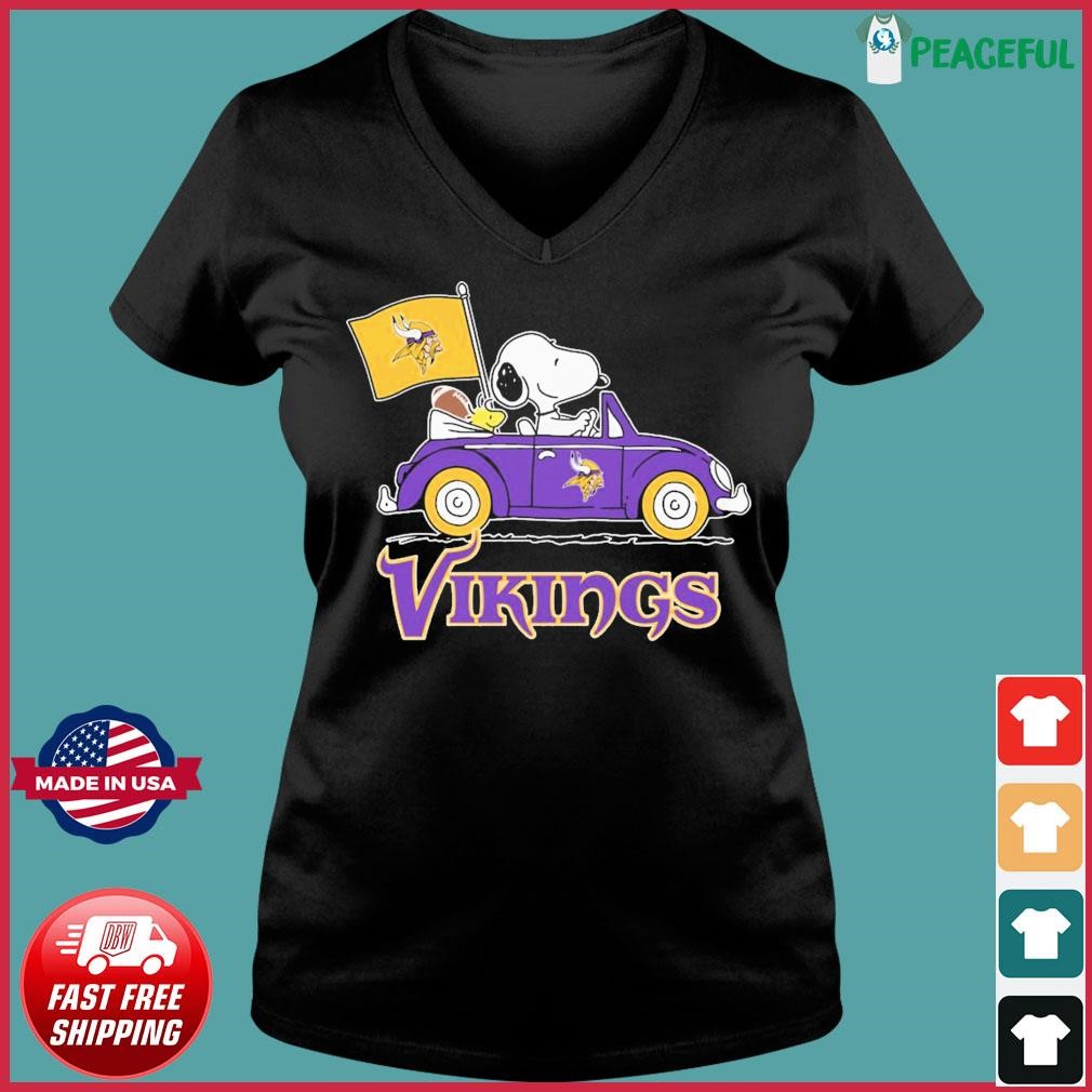 Vikings Shirt Snoopy Woodstock Our Flag Protecting It Minnesota