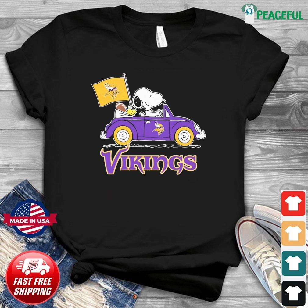 Woodstock Snoopy Vikings shirt, hoodie, sweater, long sleeve and tank top