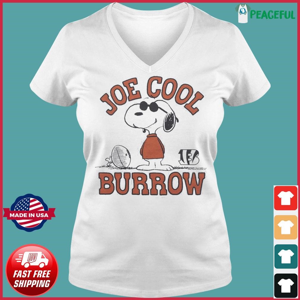 Official Peanuts X Bengals Joe Cool Burrow Snoopy Shirt, hoodie, sweater,  long sleeve and tank top