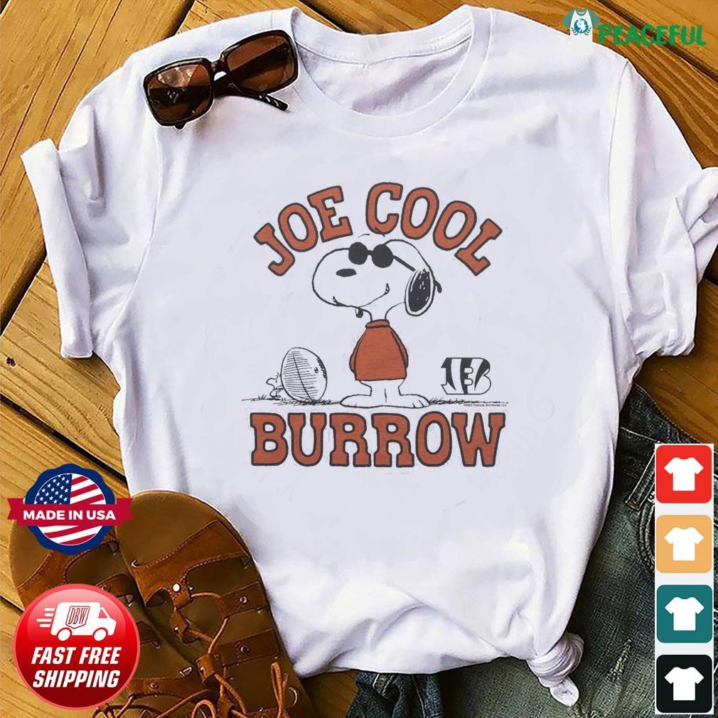 Peanuts Snoopy x Bengals Joe Cool Burrow shirt, hoodie, sweater, long  sleeve and tank top