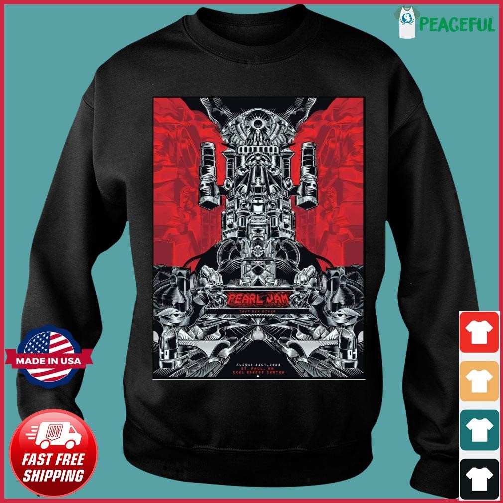 Pearl Jam 2023 Saint Paul, MN Poster Shirt', hoodie, sweater, long sleeve  and tank top