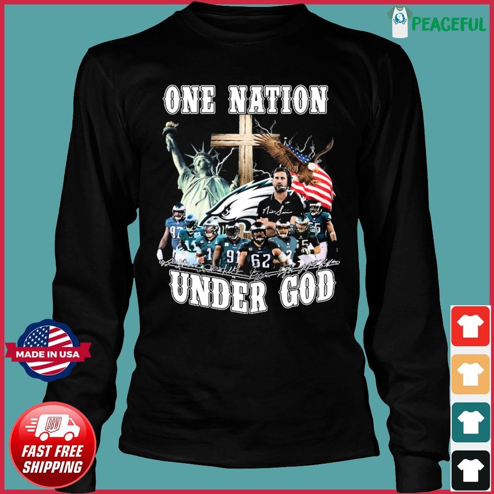 Philadelphia Eagles One Nation Under God Shirt - Jomagift