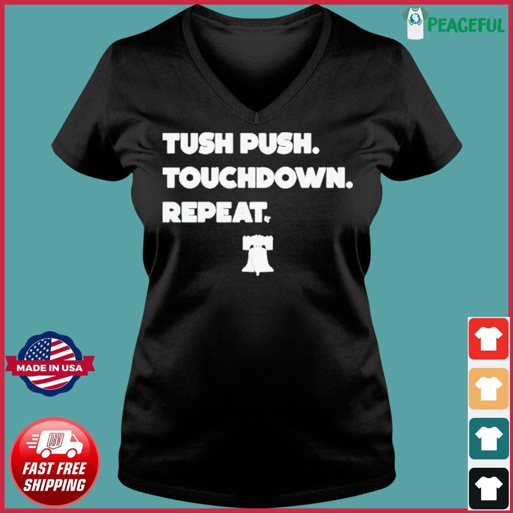 Philadelphia Phillies Tush Push Touchdown Repeat T-Shirt