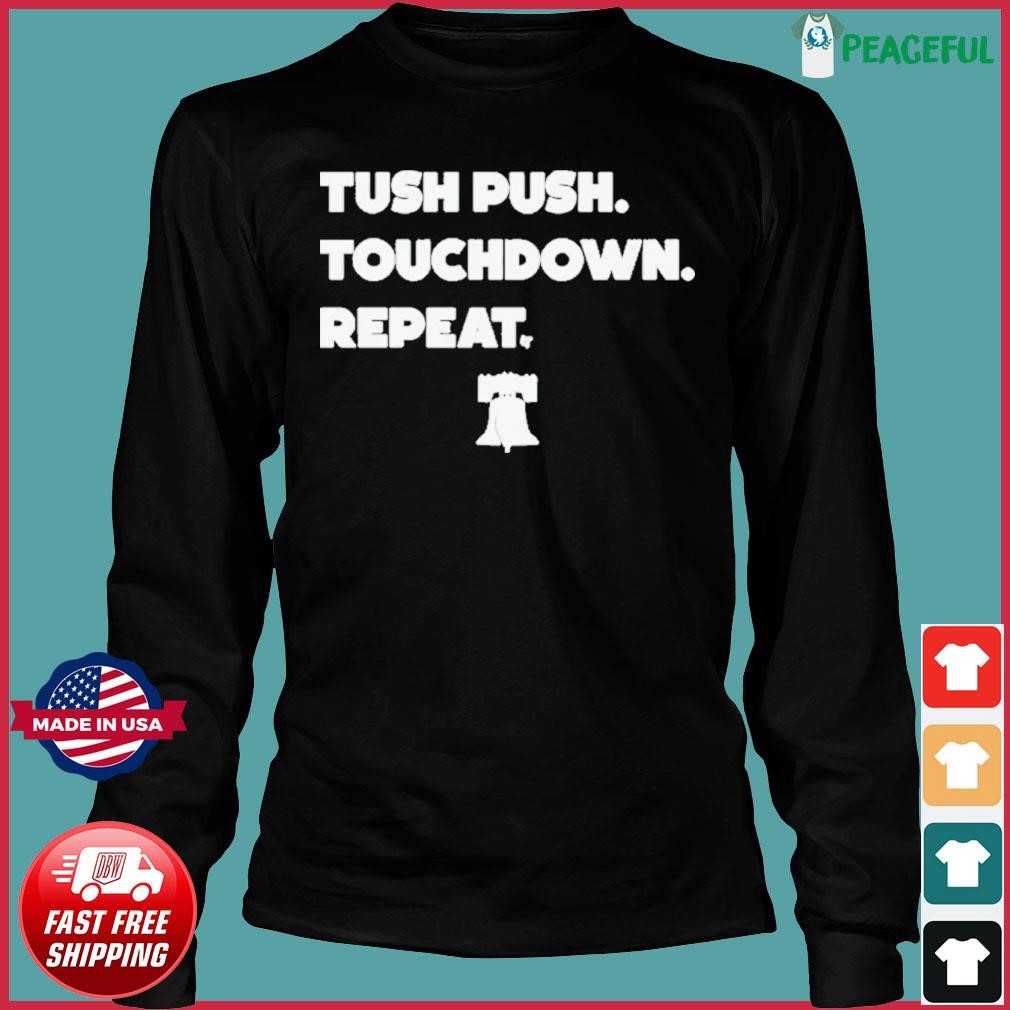 Philadelphia Phillies Tush Push Touchdown Repeat T-Shirt