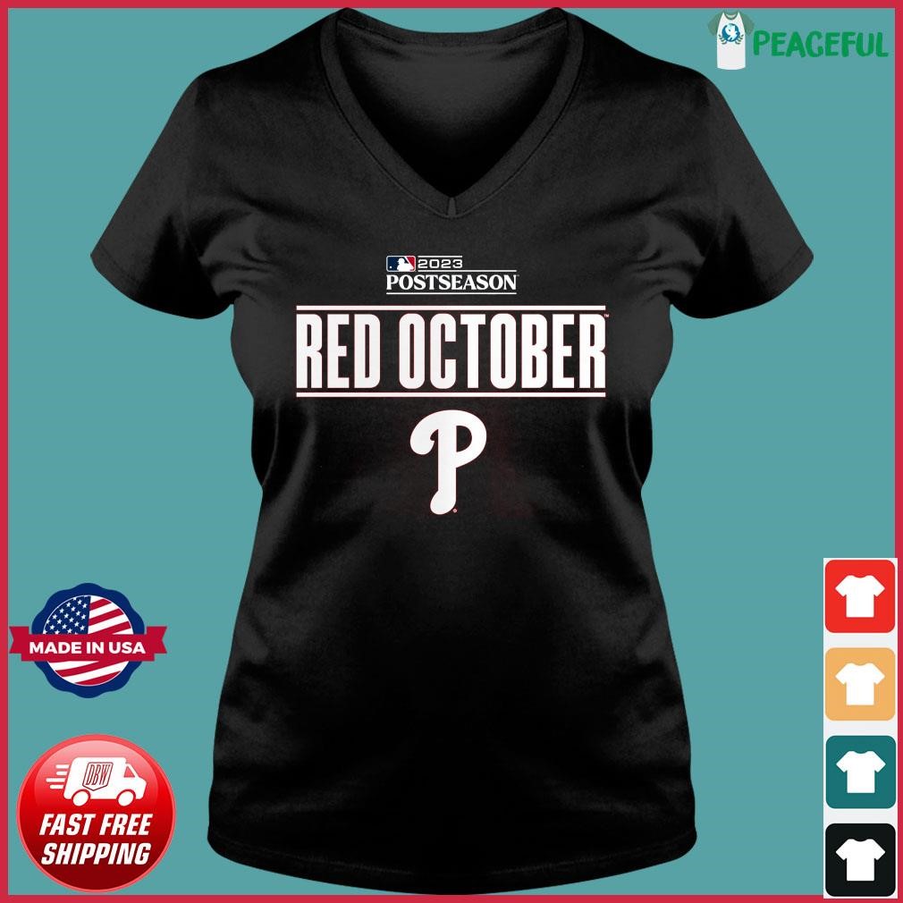 Philadelphia Phillies Red October Postseason 2023 Shirt, hoodie