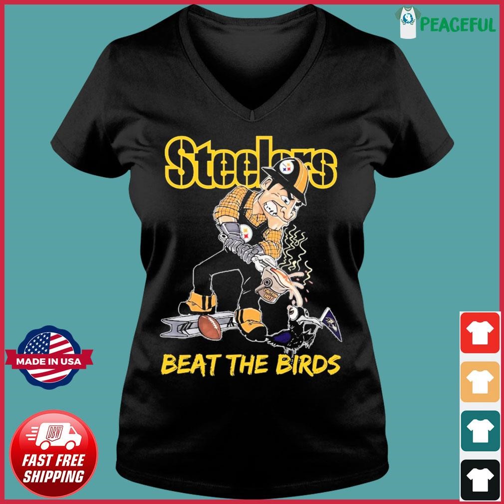 Pittsburgh Steelers Beat The Birds Shirt Ladies V-neck Tee.jpg