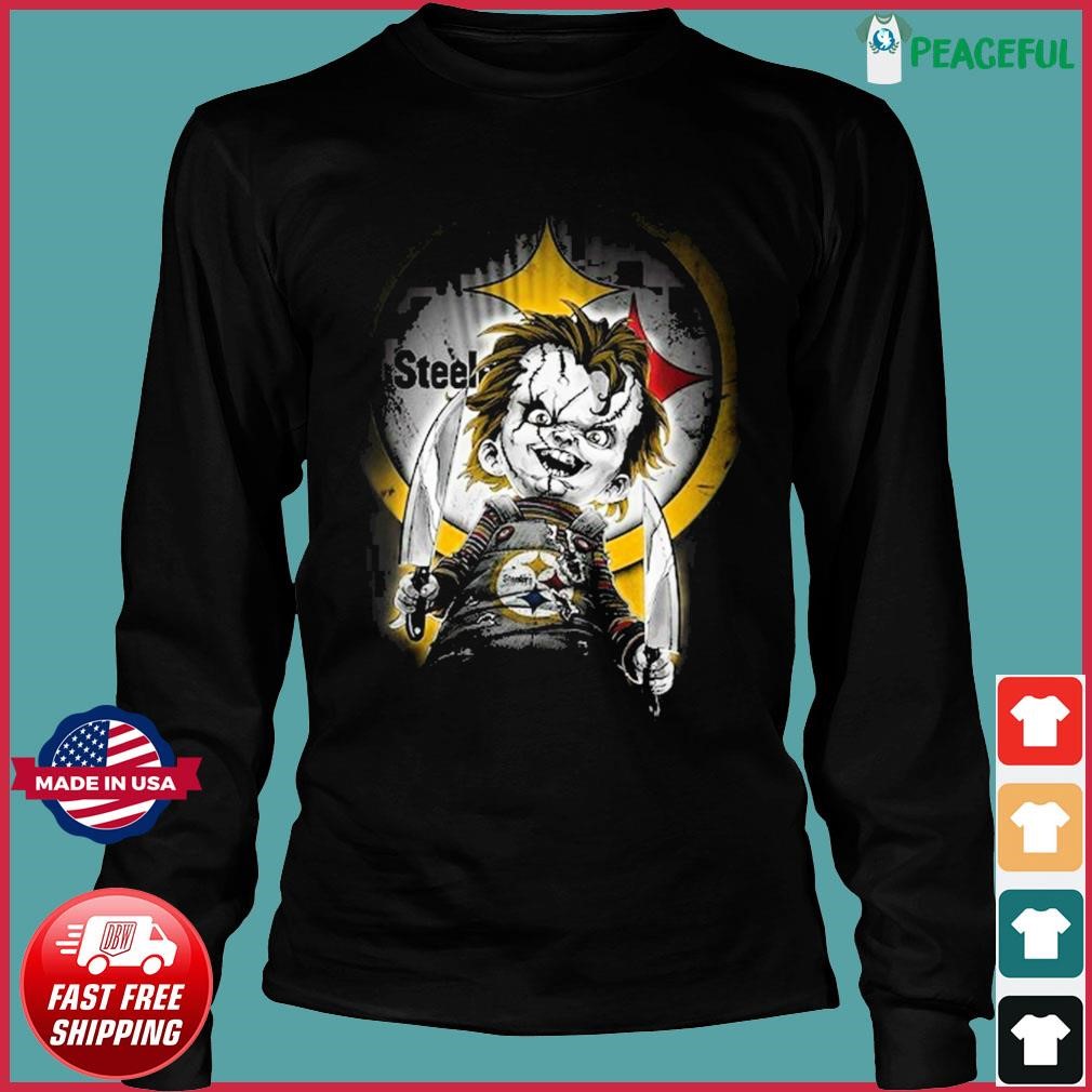 Pitbull Steeler Halloween Scary Steelers Lady 2021 shirt, hoodie, sweater,  long sleeve and tank top