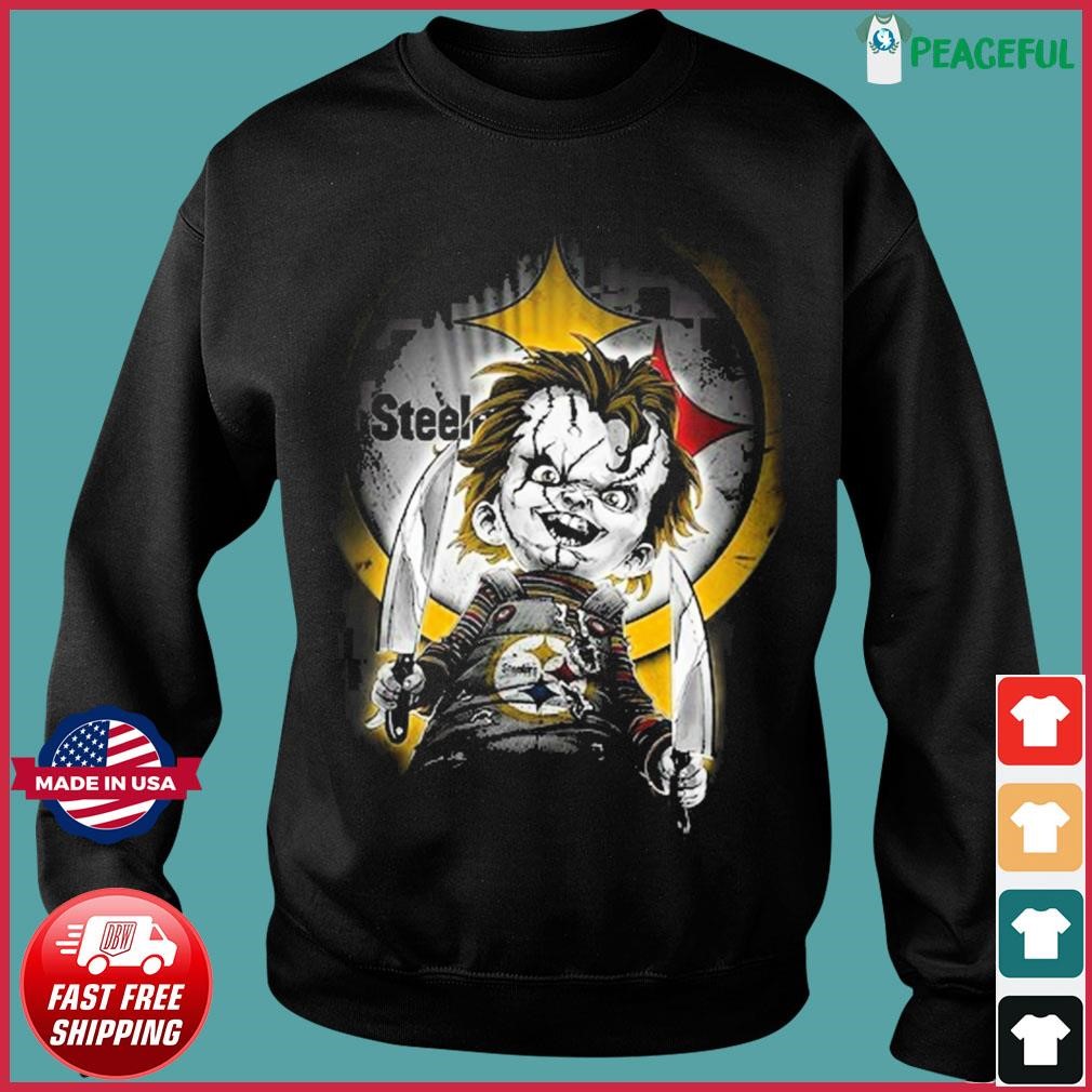 Pittsburgh Steelers Horror Chucky Kill Halloween Shirt, hoodie, sweater,  long sleeve and tank top